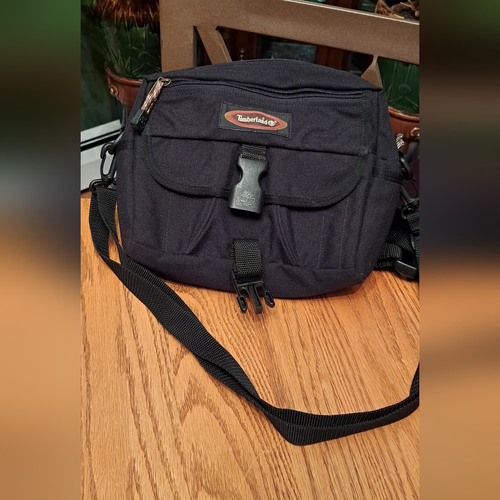 Timberland convertible waist pack/shoulder bag, black